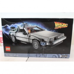 SALE OUT. LEGO 10300 ICONS Back to the Future Time Machine Set, Grey | LEGO DAMAGED PACKAGING