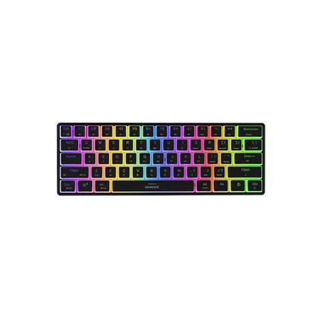 Genesis THOR 660 G2 | Gaming keyboard | Wireless/Wired | US | Black | 2.4 GHz, Bluetooth, USB | Linear