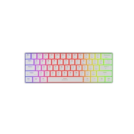 Genesis THOR 660 G2 | Gaming keyboard | Wireless/Wired | US | White | 2.4 GHz, Bluetooth, USB | Linear