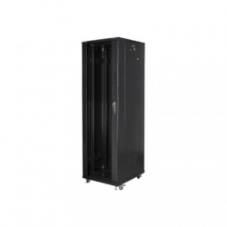 Lanberg | Rack cabinet 19" free-standing 42U/600x1000 (flat pack) with mesh door lCD V2 | FF01-6042-23BL | Black