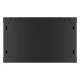 Lanberg | Rack cabinet 19" wall-mount 6U/600x450 (flat pack) with glass door V2 | WF01-6406-10B | Black