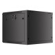 Lanberg | Rack cabinet 19" wall-mount 9U/600x600 (flat pack) V2 | WF01-6609-10B | Black