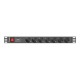 Lanberg Power Distribution unit 200 cm, 7 outlets, black | Lanberg