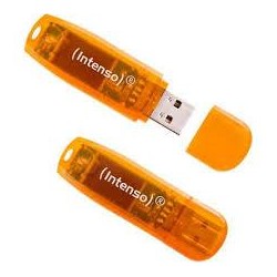 MEMORY DRIVE FLASH USB2 2X64GB/RAINBOW 3502492 INTENSO