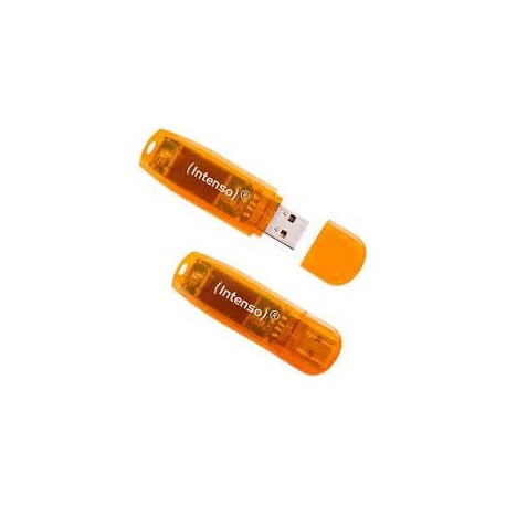 MEMORY DRIVE FLASH USB2 2X64GB/RAINBOW 3502492 INTENSO
