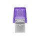 MEMORY DRIVE FLASH USB3.2/128GB DTDUO3CG3/128GB KINGSTON