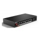 Switch|DAHUA|Desktop/pedestal|8x10Base-T / 100Base-TX|PoE ports 4|60 Watts|SF1008LP