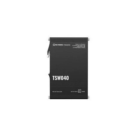 Switch|TELTONIKA|TSW040|8xRJ45|PoE+ ports 8|240 Watts|TSW040