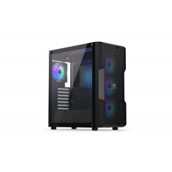 Case|ENDORFY|Regnum 400 ARGB|MidiTower|Case product features Transparent panel|Not included|ATX|MicroATX|MiniITX|Colour Black|EY