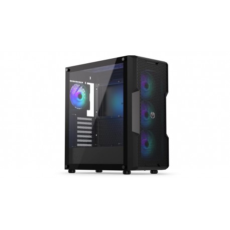 Case|ENDORFY|Regnum 400 ARGB|MidiTower|Case product features Transparent panel|Not included|ATX|MicroATX|MiniITX|Colour Black|EY