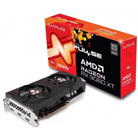 Graphics Card|SAPPHIRE|AMD Radeon RX 9060 XT|8 GB|GDDR6|128 bit|PCIE 5.0 16x|GPU 2700 MHz|Dual Slot Fansink|2xHDMI|1xDisplayPort