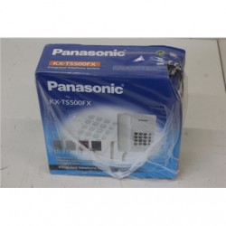 SALE OUT. Panasonic KX-TS500FXW Corded phone, White - DAMAGED PACKAGING | Panasonic | Corded | KX-TS500FX | White | 150 x 200 x 