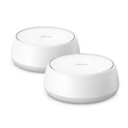 Wireless Router|TP-LINK|Wireless Router|2-pack|5000 Mbps|Mesh|Wi-Fi 7|2x2.5GbE|LAN WAN ports 2|Number of antennas 4|DECOBE25(2-P