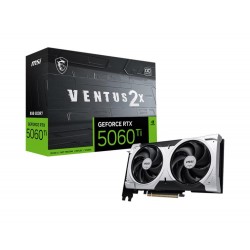 Graphics Card|MSI|NVIDIA GeForce RTX 5060 Ti|8 GB|GDDR7|128 bit|PCIE 5.0 16x|Dual Slot Fansink|1xHDMI|3xDisplayPort|5060TI8GVENT