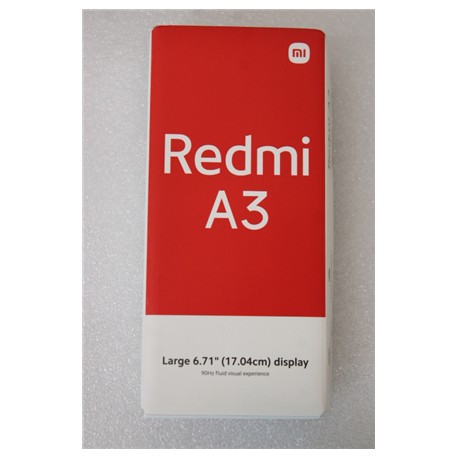 SALE OUT. Xiaomi Redmi A3 (Star Blue) Dual SIM 6.71" IPS LCD 720x1600/2.2GHz&1.6GHz/64GB/3GB RAM/Android 14/microSDXC/WiFi,BT,4G