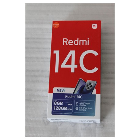 SALE OUT. | Xiaomi Redmi | 14C | Starry Blue | 6.88 " | IPS LCD | 720 x 1640 pixels | Mediatek | Helio G81 Ultra | Internal RAM 