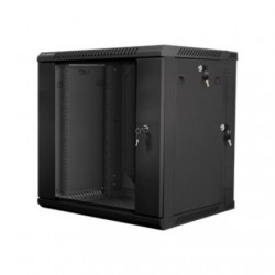 Lanberg | Rack cabinet 19" double-section wall-mount 12U/600x600 (flat pack) | WF02-6612-10B | Black