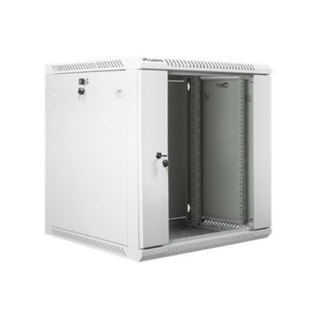 Lanberg | Rack cabinet 19" wall-mount 12U/600x600 (flat pack) V2 | WF01-6612-10S | Grey