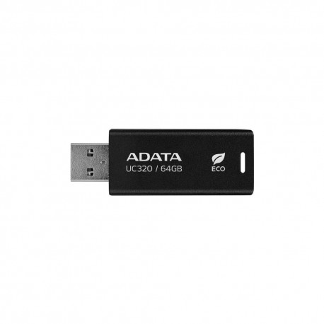 MEMORY DRIVE FLASH USB3.2 64GB/BLACK UC320-64G-RBK/BK ADATA