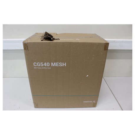 SALE OUT. Deepcool CG540 MID TOWER CASE | Deepcool | Case | CG540 | Black | Mid Tower | DAMAGED PACKAGING | Power supply include