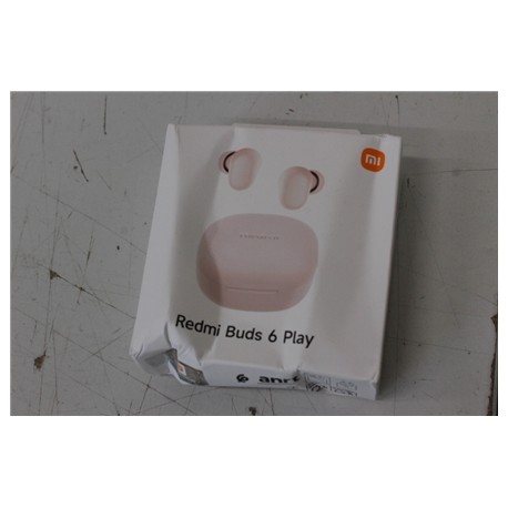SALE OUT. Xiaomi Redmi Buds 6, Play Pink | Xiaomi Redmi Buds 6 Play | Built-in microphone | Bluetooth | Pink | DAMAGED PACKAGING