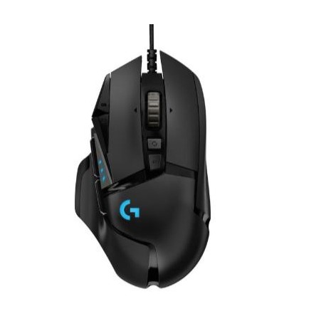 MOUSE USB OPTICAL G502 HERO/BLACK 910-005471 LOGITECH