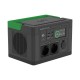 APC OffGrid Portable Power Station 330, 230V, 332Wh Lithium-ion, LCD, 2 CEE 7/3 Schuko outlets, Sinewave, 3 USB-A, 1 USB-C, Wire