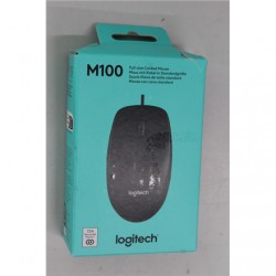 SALE OUT. Logitech M100 Optical USB, Black | Logitech Mouse | M100 | Optical | Optical mouse | Wired | Black | DAMAGED PACKAGING