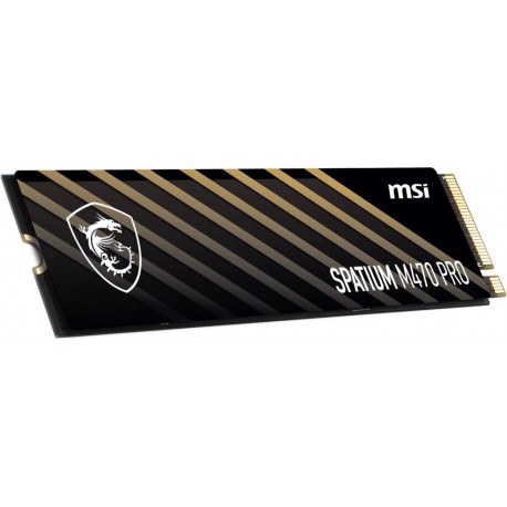 SSD|MSI|SPATIUM M470 PRO|2TB|M.2|PCIe Gen4|NVMe|3D NAND|Write speed 5000 MBytes/sec|Read speed 6000 MBytes/sec|2.15mm|TBW 640 TB