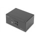 Digitus KVM Switch, 2-Port, Dual Display, 4K, DisplayPort | DS-12862