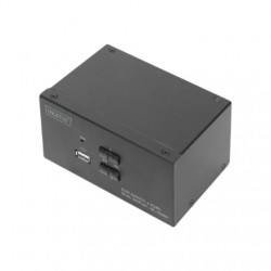 Digitus KVM Switch, 2 Port, Dual Display, 4K, HDMI | DS-12860