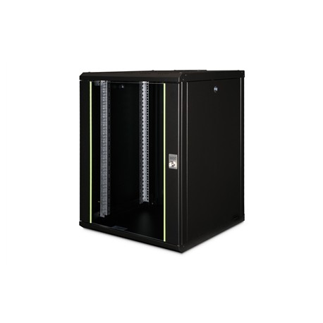 Digitus Wall Mounting Cabinet Unique Series | DN-19 16U-6/6-SW | Black | 82 x 60 x 60 cm