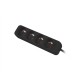 Lanberg Cable Power Strip, 4X French Outlets Quality-Grade Copper, 1.5 m | PS0-04E-0150-BK