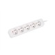 Lanberg Cable Power Strip, 5X French Outlets Quality-Grade Copper, 1.5 m | PS0-05E-0150-W