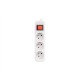 Lanberg Cable Power Strip, 3X French Outlets with Switch, Quality-Grade Copper, 1.5 m | PS1-03E-0150-W
