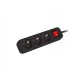 Lanberg Cable Power Strip, 3X French Outlets with Switch, Quality-Grade Copper, 1.5 m | PS1-03E-0150-BK