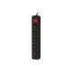 Lanberg Cable Power Strip, 5X French Outlets with Switch, Quality-Grade Copper, 1.5 m | PS1-05E-0150-BK