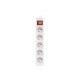 Lanberg Cable Power Strip, 5X French Outlets with Switch, Quality-Grade Copper, 3 m | PS1-05E-0300-W
