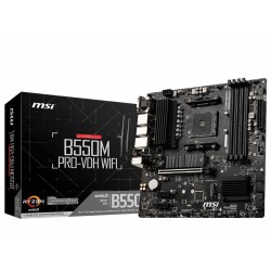 Mainboard|MSI|AMD B550|SAM4|MicroATX|2xPCI-Express 3.0 1x|2xM.2|1xPCI-Express 4.0 16x|Memory DDR4|Memory slots 4|1x15pin D-sub|1