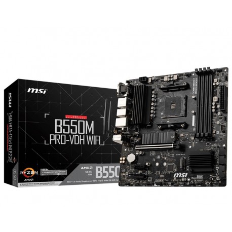 Mainboard|MSI|AMD B550|SAM4|MicroATX|2xPCI-Express 3.0 1x|2xM.2|1xPCI-Express 4.0 16x|Memory DDR4|Memory slots 4|1x15pin D-sub|1