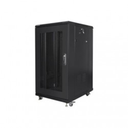 Lanberg | Rack cabinet 19" free-standing 22U/600x800 (flat pack) with mesh door | FF01-6822-23B | Black