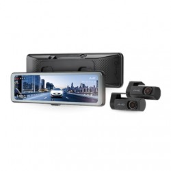 Mio MiVue R860WD, Dash Cam | GPS | Wi-Fi | Front and rear cams synchronized for recording with an unobstructed view 11.26" IPS a