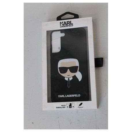 SALE OUT. Karl Lagerfeld KLHCS22MSLKHBK S22+ S906 black hardcase Silicone Karl`s Head DIRTY PACKAGING | Karl Lagerfeld DIRTY PAC