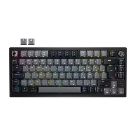 Corsair Keyboard | K65 PLUS | Mechanical Gaming Keyboard | Wireless | Nordic | Black | USB Type-A | CORSAIR MLX Red