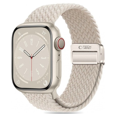 Tech-Protect | Natural Titanium Watch Strap for Apple Watch 6/7/8/9/10/SE (40/41/42 mm)