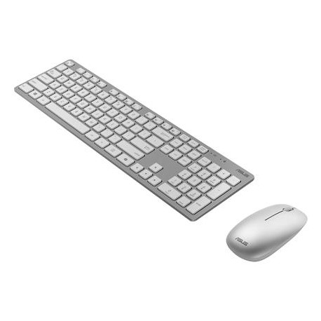 KEYBOARD +MOUSE WRL OPT. W5000/WHITE 90XB0430-BKM3D0 ASUS