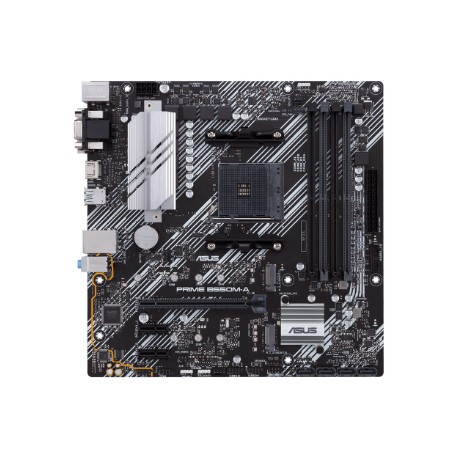 Asus | PRIME B550M-A | Processor family AMD | Processor socket AM4 | DDR4 | Memory slots 4 | Supported hard disk drive interface