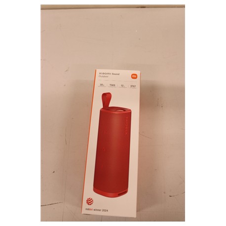 SALE OUT. Xiaomi Sound Outdoor, Red | Xiaomi Sound Outdoor | QBH4263GL | DEMO | 30 W | Waterproof | Bluetooth | Red | Portable |