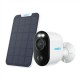 Reolink | Wireless Solar & Battery Powered Security Camera with Smart Detection, 3W | Argus Series B310 with Solar Panel | Bulle
