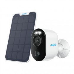 Reolink | Wireless Solar & Battery Powered Security Camera with Smart Detection, 3W | Argus Series B310 with Solar Panel | Bulle